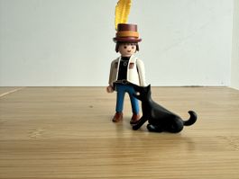 PLAYMOBIL Herr mit Zylinder & Hund – Figur Vintage Konvolut