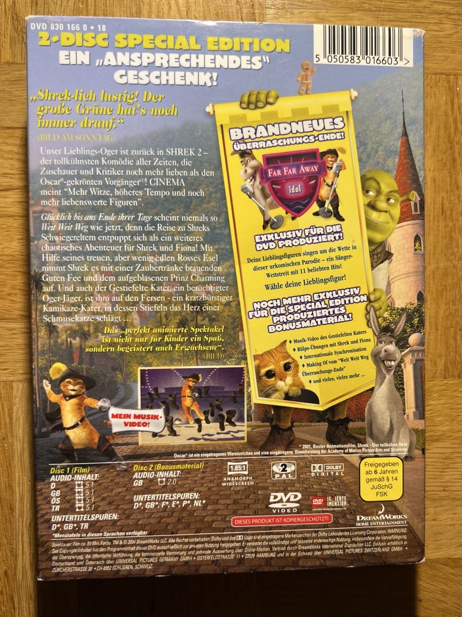 Alle DVDs: Shrek 2 DVD 2-Disc Special Edition Dreamworks – Gebraucht aus Rafz von SaintCruz 1