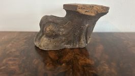 Antiker Möbelfuss, Löwentatze, Holz,