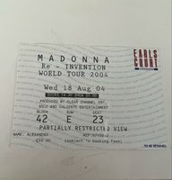 Ticket Original Madonna