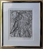 Bernhard Luginbühl Lithpgraphie nummeriert und signiert