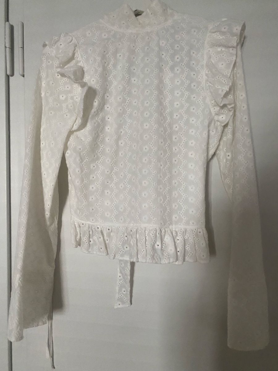 Camicette: new Romantic blouse, white, Le Capsole , size XXS, – Nuovo (secondo la descrizione) da Zürich venduto da car_8mpw 3