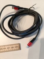USB-C auf Lightning Ladekabel schwarz rot neu iPhone 