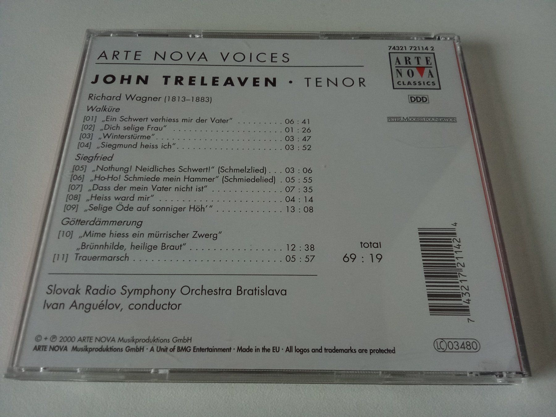 CD: Tenor John Treleaven singt Wagner – Usato da Bilten venduto da Bora3 1