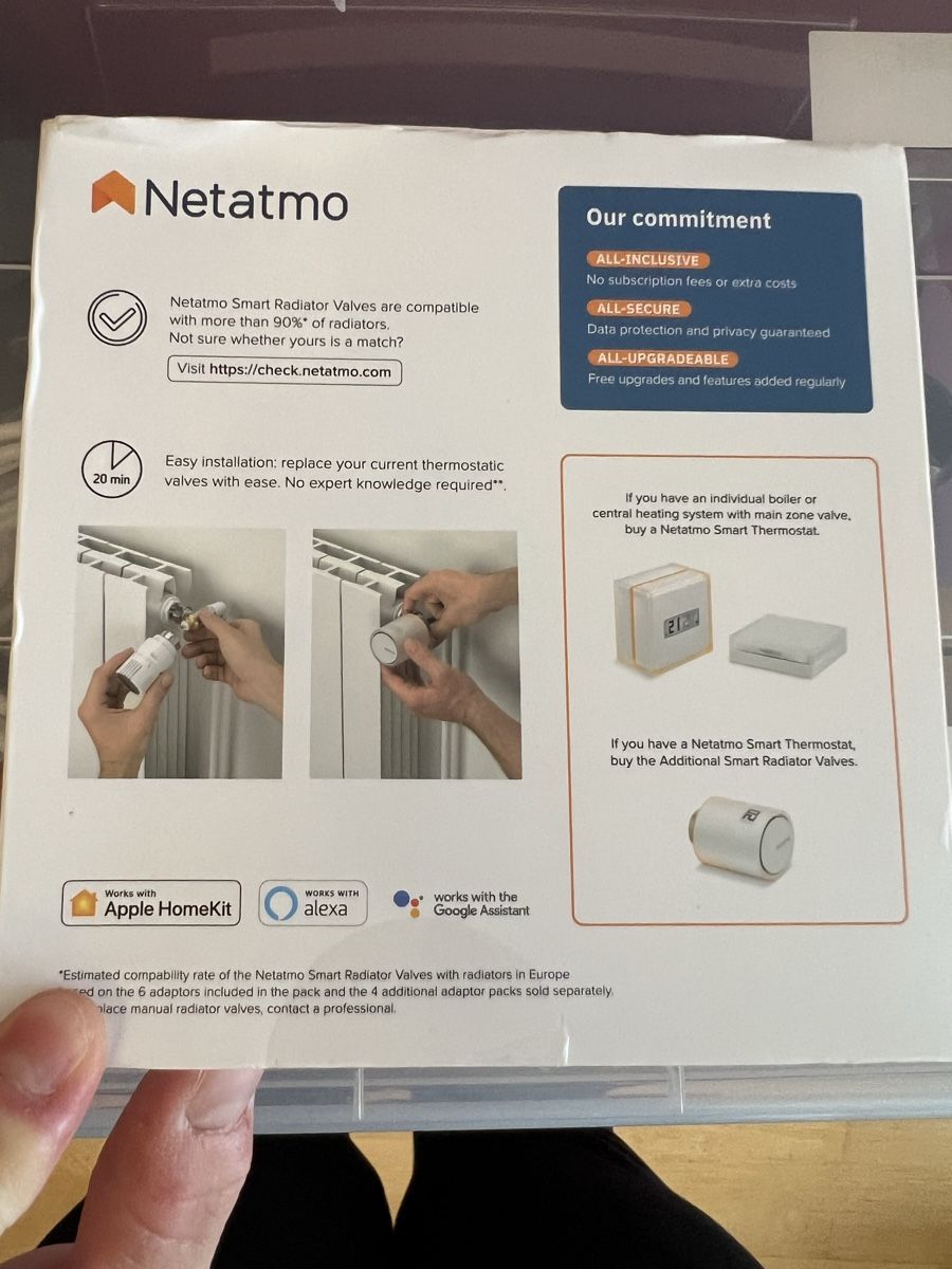 Steuerung: Netatmo Smart Radiator Valves Starter Pack – Neu (gemäss Beschreibung) aus Therwil von OlTho 2