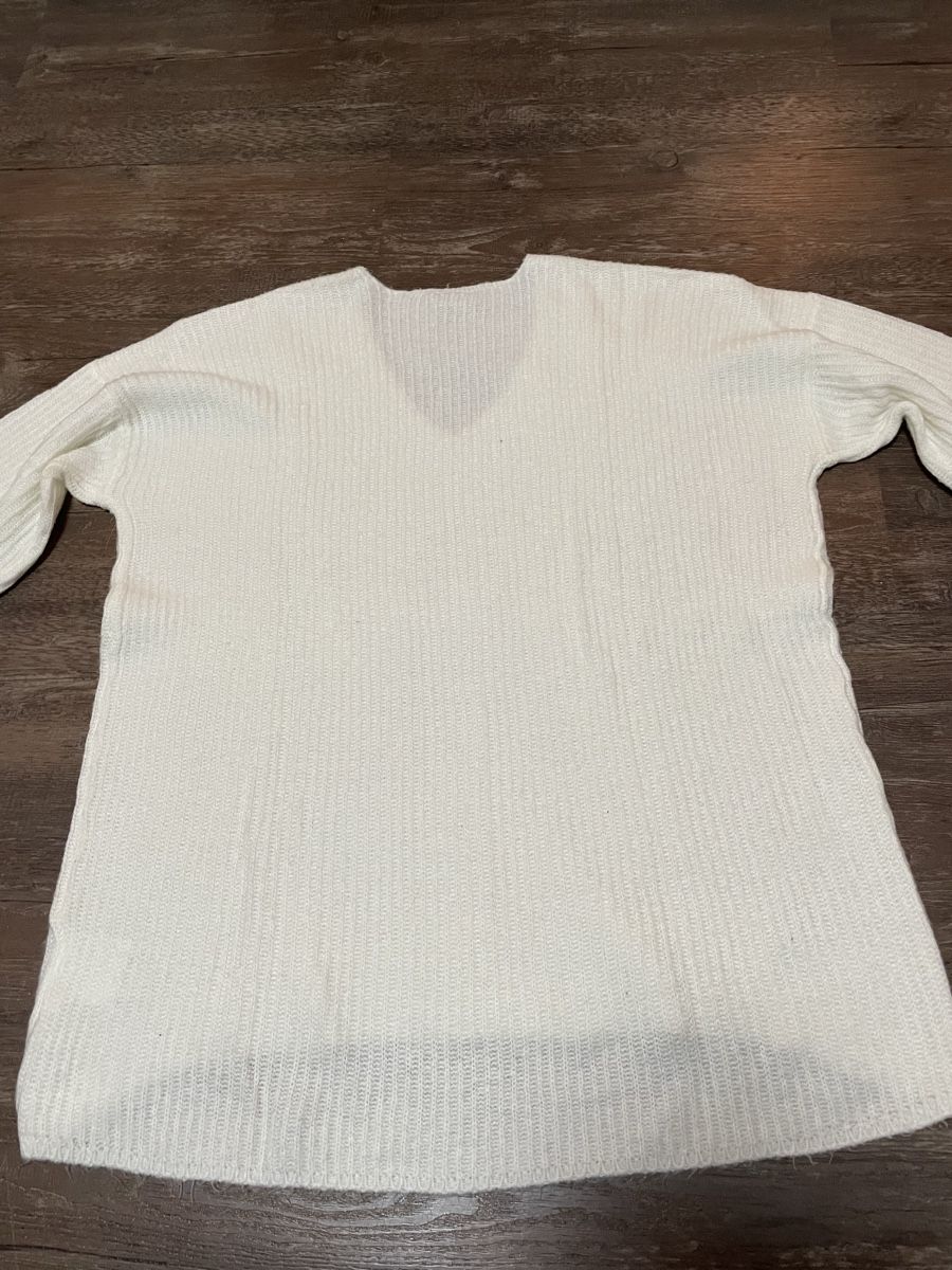 C&A Maglioni & Felpe: Yessica - Weisser Strickpullover Gr. XL ab 4.- – Usato da Ennetaach venduto da Ustraessle 2