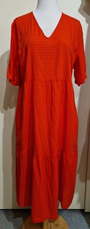 Neues Kleid von Gudrun Sjöden, orange-rot,  Gr.  L 