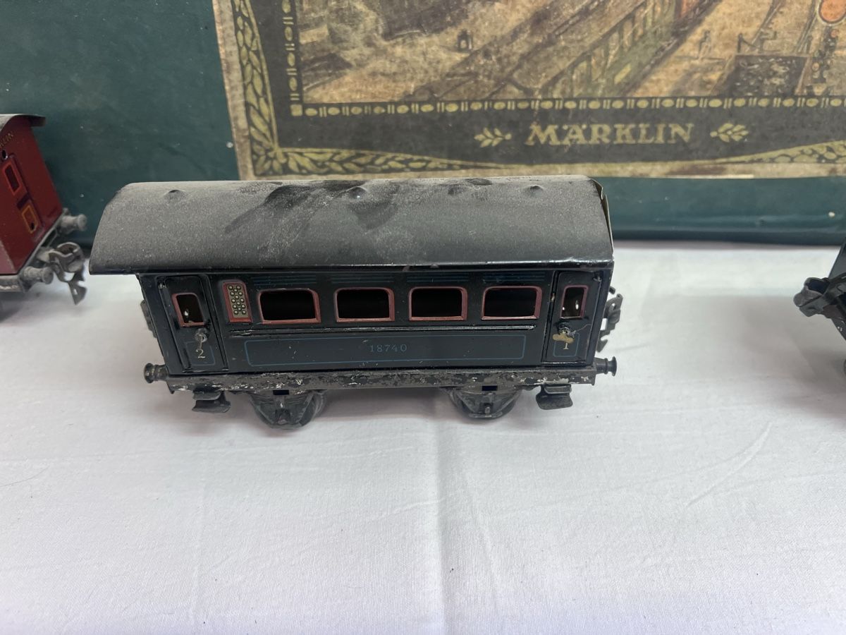 Märklin Modellini di ferrovie: Märklin Eisenbahn Set (74) – Usato da Glattfelden venduto da brockischweiz 4
