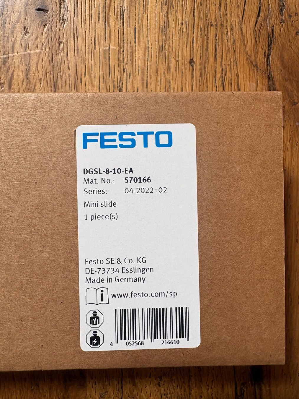 Sonstiger Industriebedarf: Mini-Schlitten DGSL-8-10-EA – Neu und originalverpackt aus Hedingen von Luana02 1