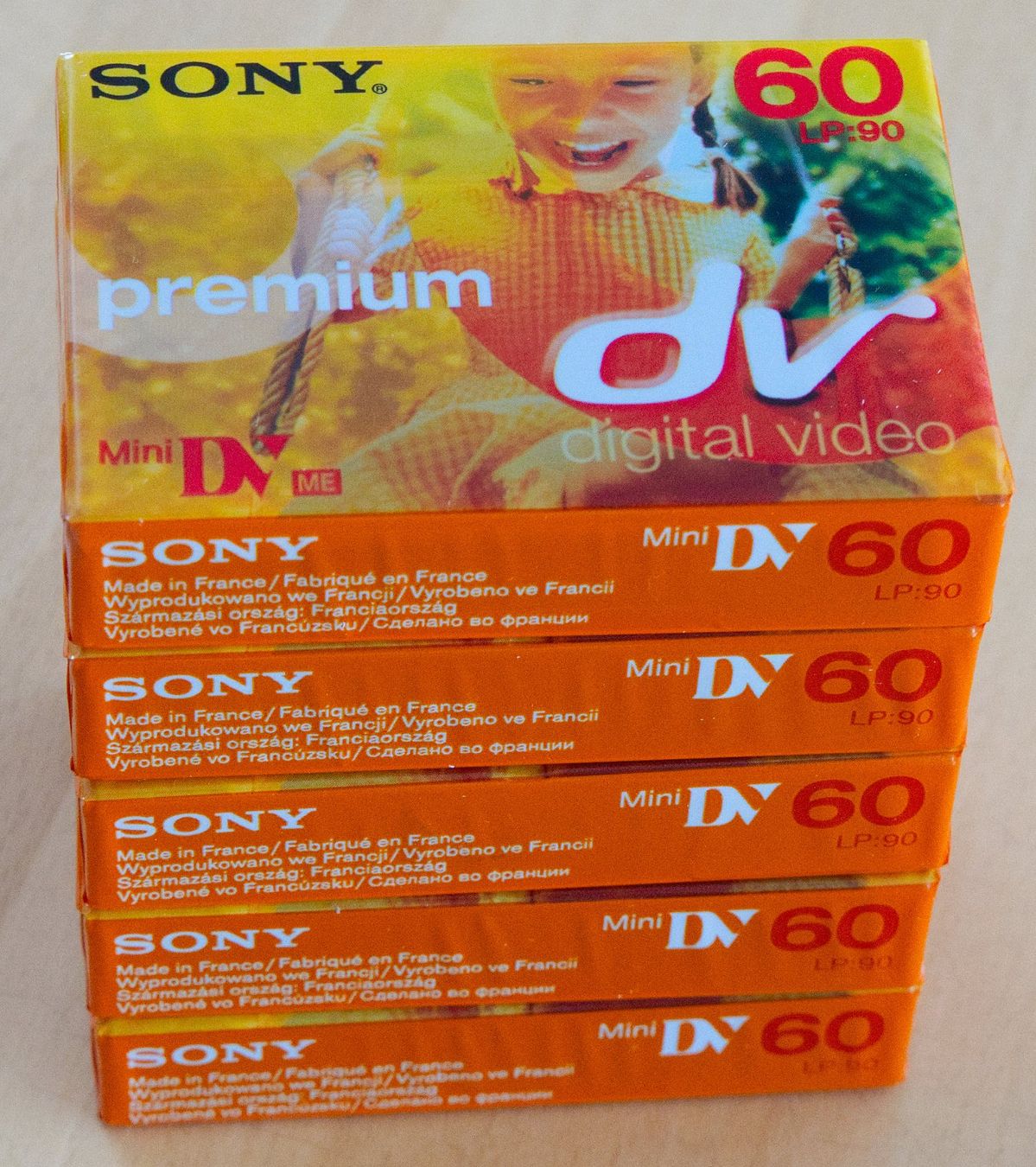 Cassette vuote: Sony Mini DV DVM60PR3  LP:90 – Nuovo e nell'imballaggio originale da Rüti ZH venduto da Noldisax 2