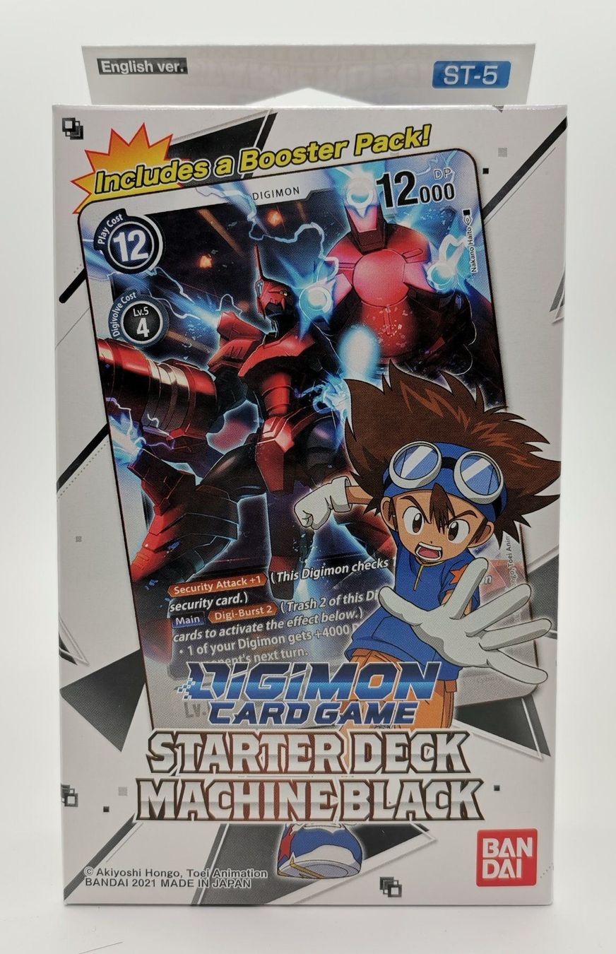 Sammelbilder & Trading cards: Digimon - Starter Deck Display - Machine Black ST-5 - EN – Neu und originalverpackt aus Niederglatt ZH von RetroBros