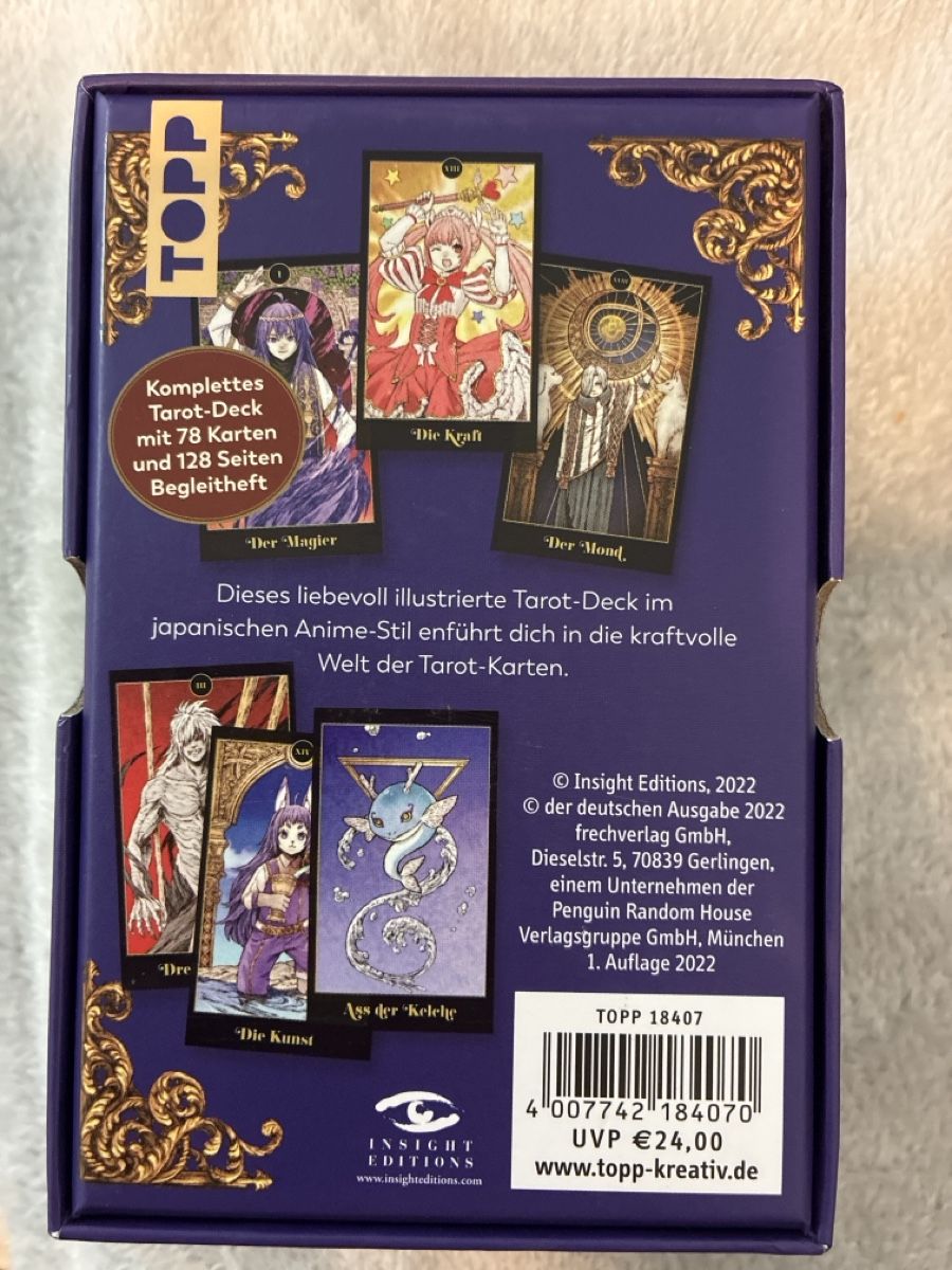 Giochi: Das Anime Tarot Set 78 Karten mit Begleitheft neuwertig – Usato da Opfikon venduto da Valentina2606 1