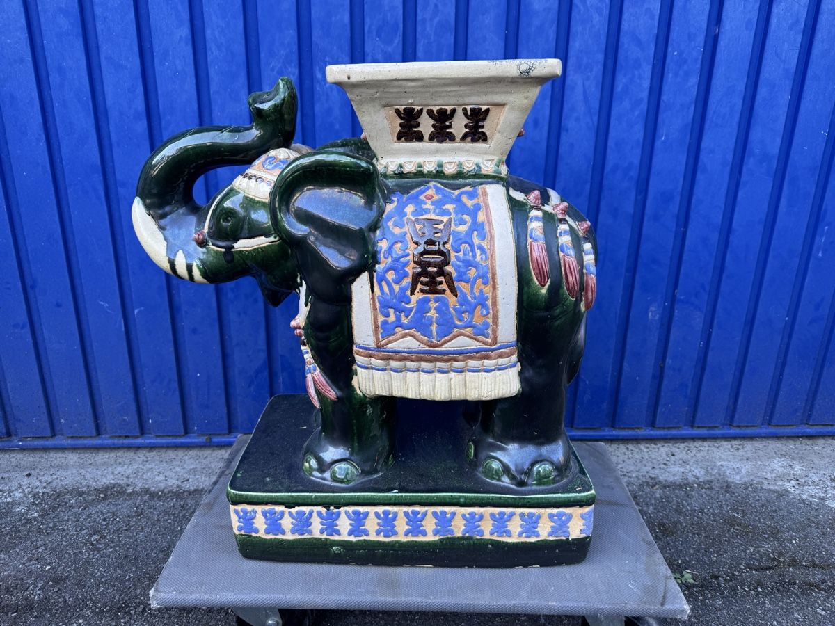 Statuette: Keramik Elefant – Usato da Gränichen venduto da onkel_xxl 4