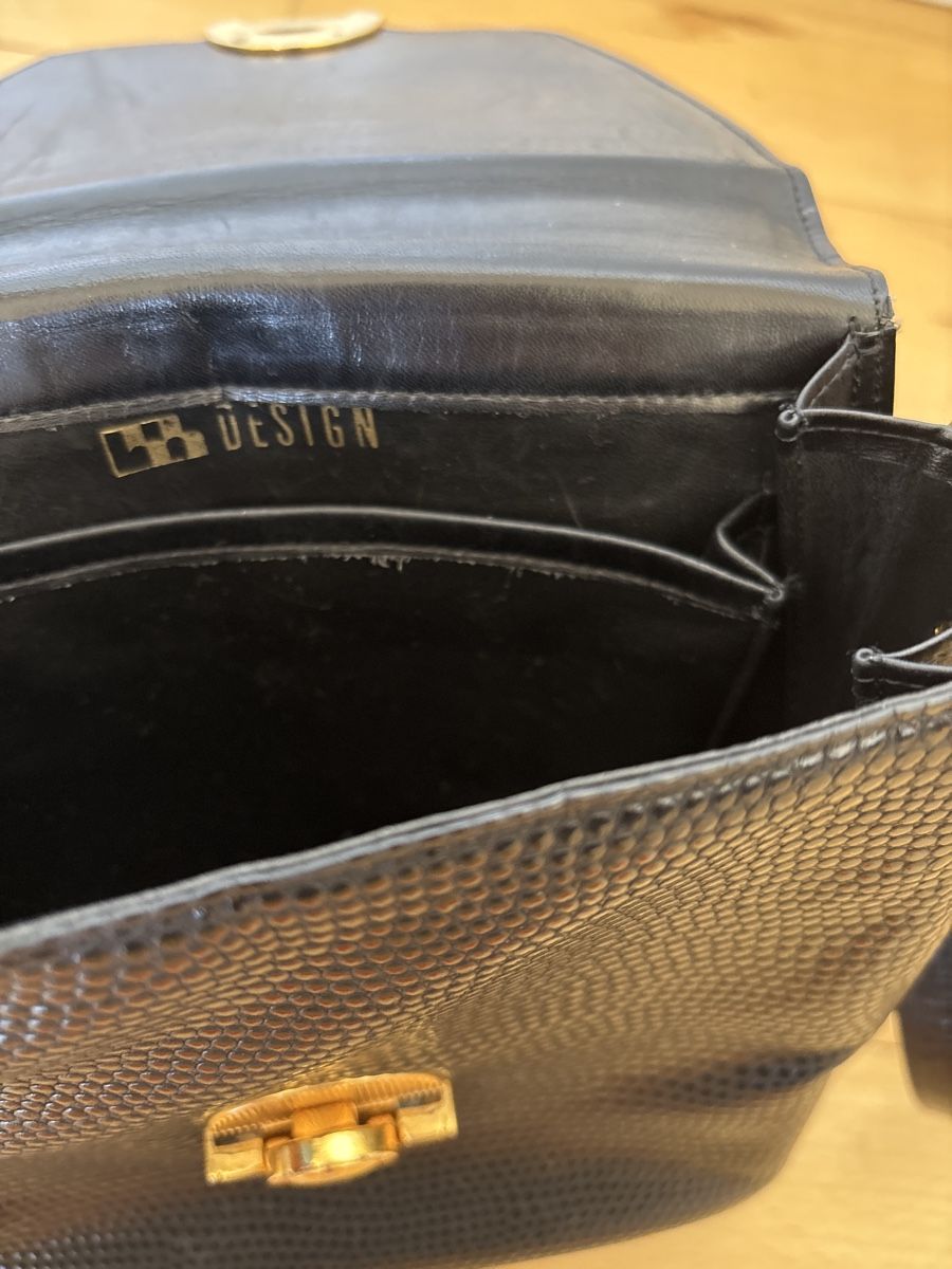 Borse da donna: Handtasche Leder schwarz – Usato da Basel venduto da FannySt 2