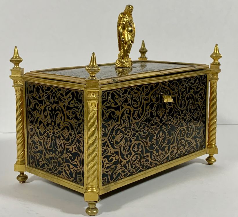 Antike Napoleon Email Cloisonne Schatulle mit Verzierung Kaufen