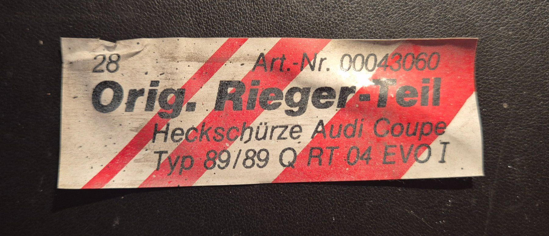 Audi Tutti pezzi di ricambio auto: Original Rieger Tuningkit Audi Coupé – Usato da Bremgarten AG venduto da Osella5 5