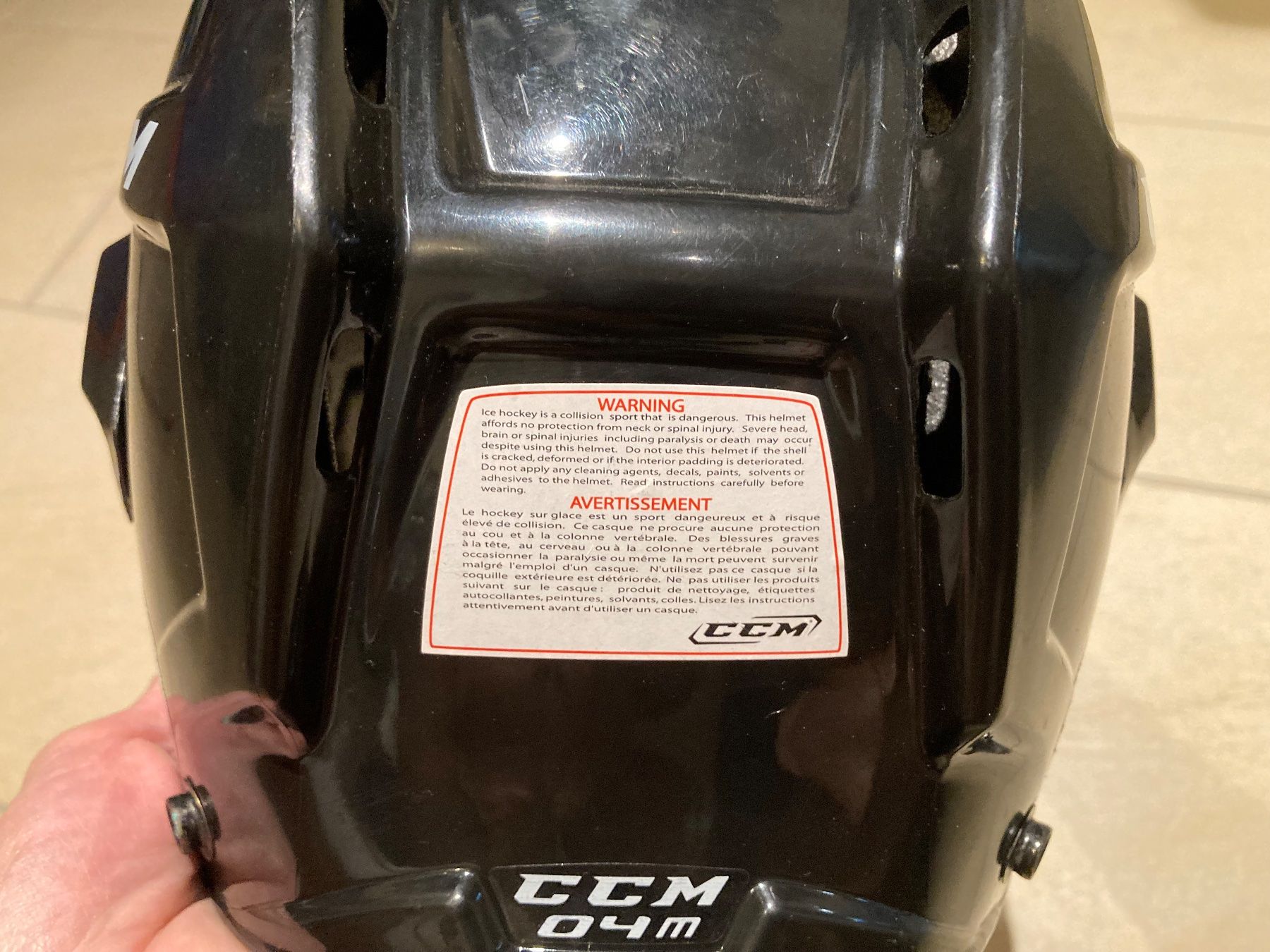 Ccm Caschi: Eishockey Spielerhelm von CCM Grösse M – Usato da Deitingen venduto da Calimi 3