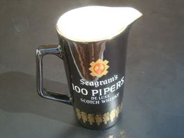 Vintage Karaffe Seagrams 100 Pipers Whisky cool stylish