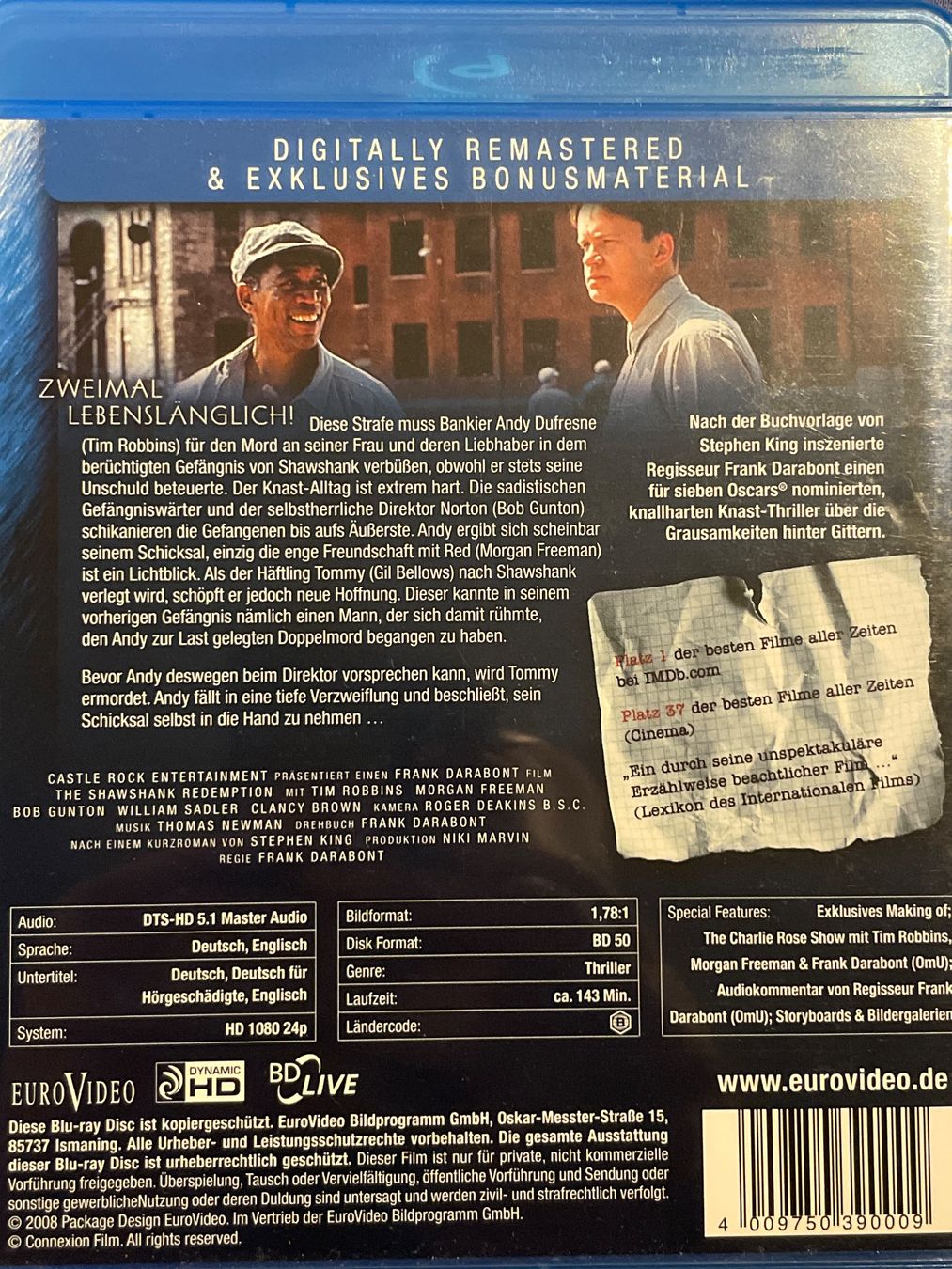 Tutti i DVDs: Die Verurteilten (1994) – Nuovo (secondo la descrizione) da Waldenburg venduto da Gonzo8 1