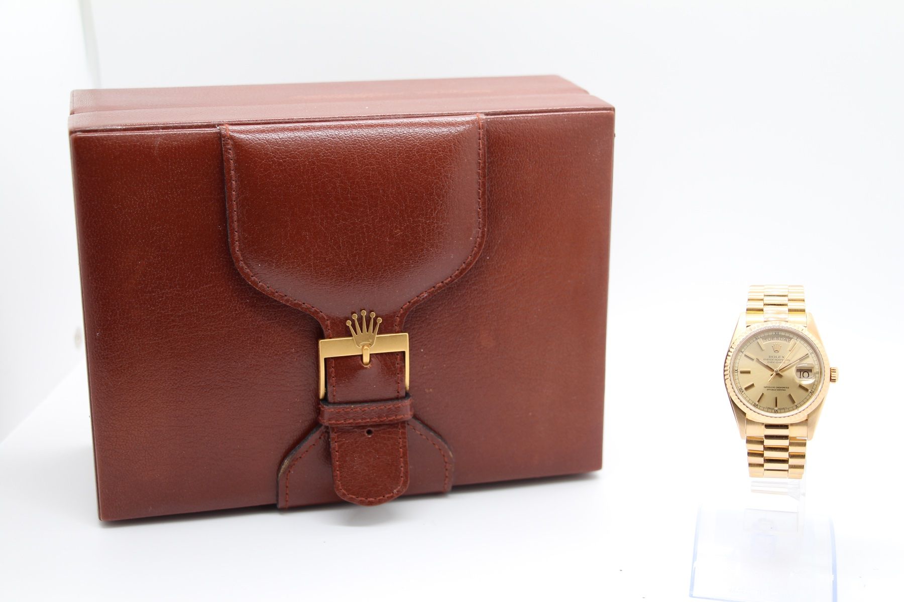 Rolex Orologi: Rolex Day-Date 36 Double Quick Set Champagner Ref 18238, Box – Usato da Zug venduto da eMDi_Collection 8