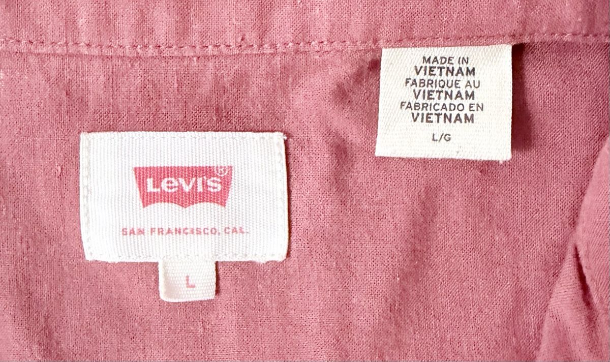 Levi's Chemises: Levi's - Button Down, Cotone, Lino (L) – Neuf (Voir description) à Savosa par Accipe_Oblatam 3