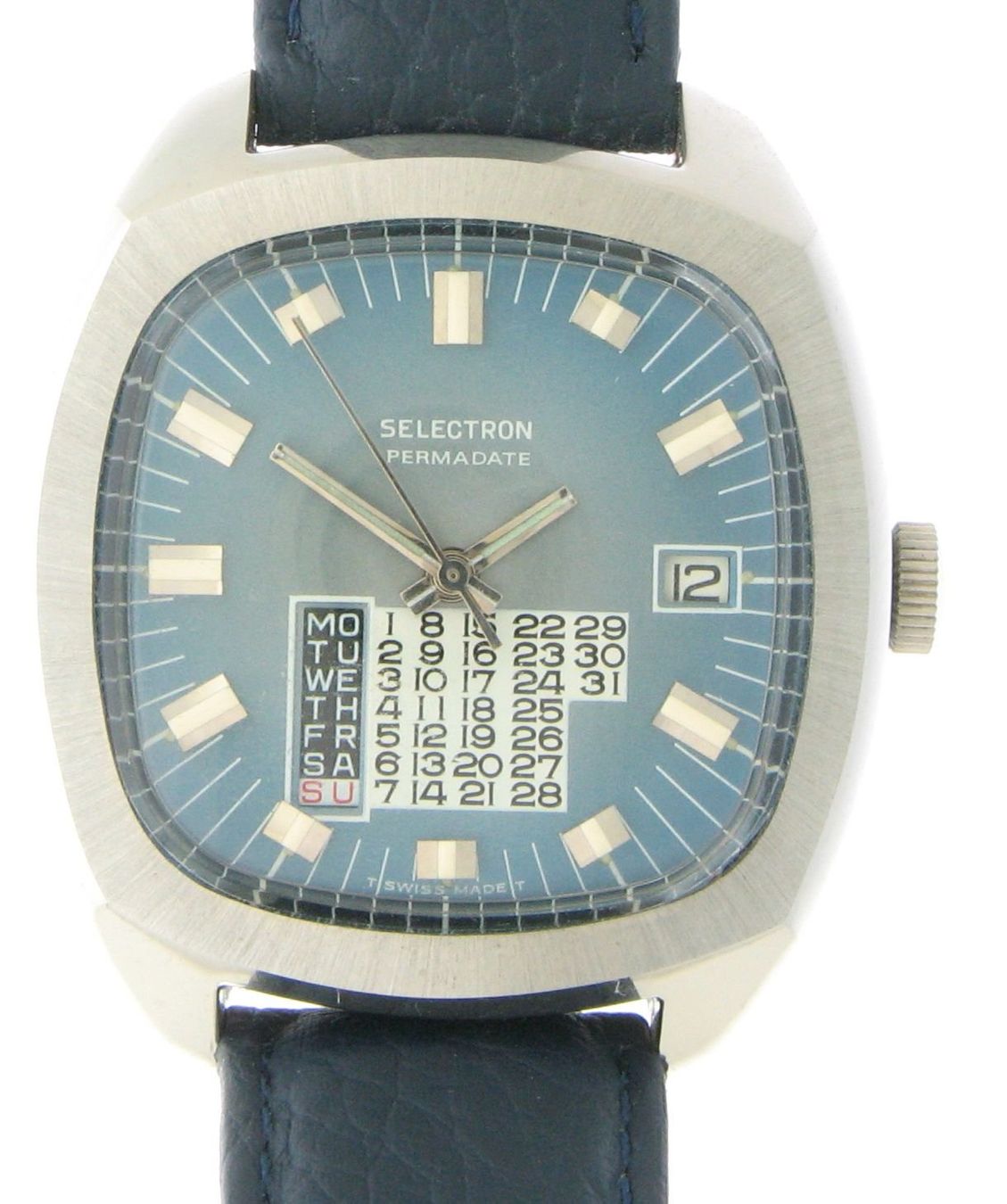 Orologi: Ollech & Wajs SELECTRON PERMADATE Automatic um 1965 NOS – Nuovo (secondo la descrizione) da Hirzel venduto da Lucerne_Swiss