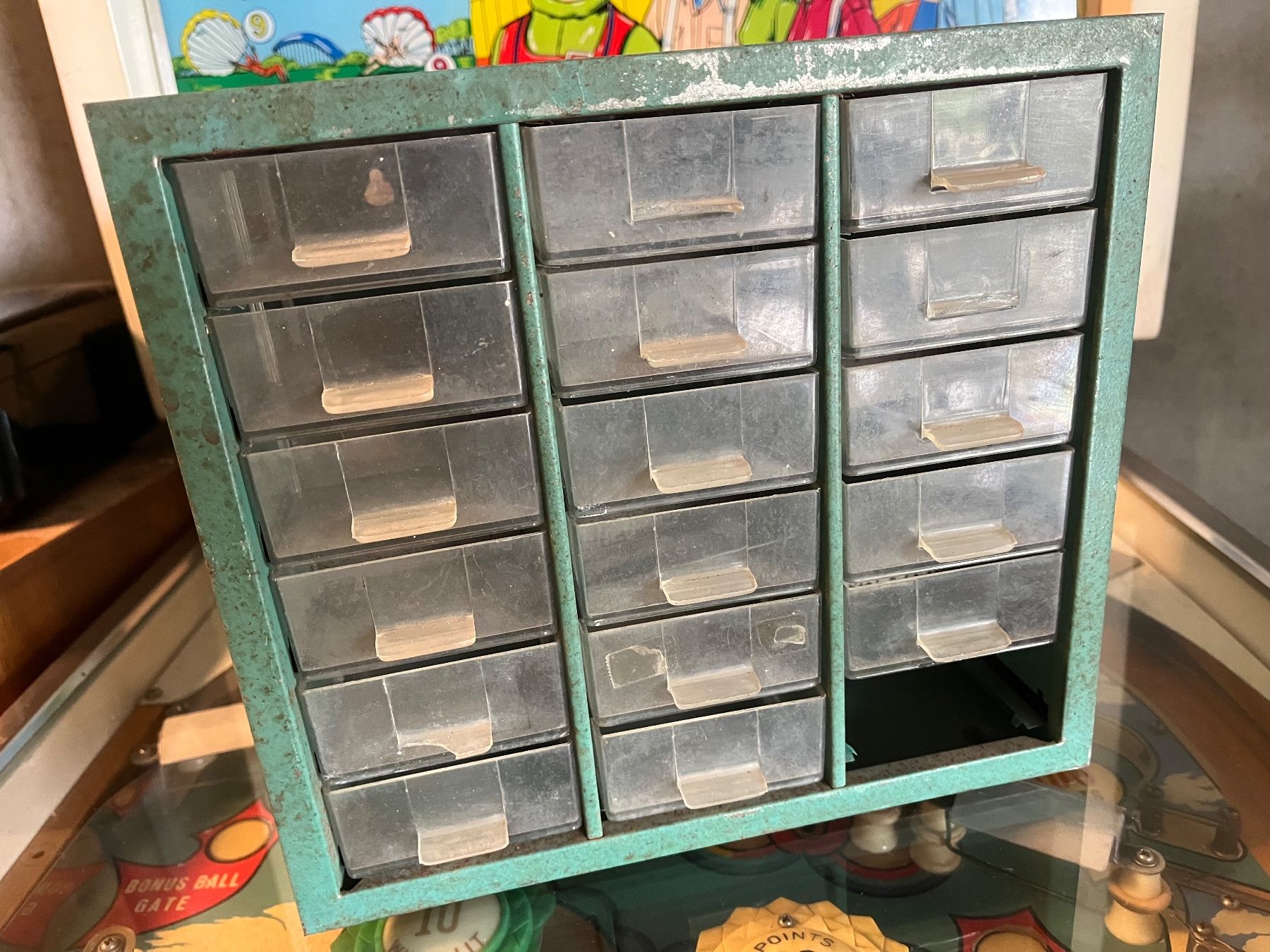 Insegne: ALTE BLECH VITRINE METALL ORIGINAL UM 1960 – Usato da Balterswil venduto da MR_FEELGOOD 2
