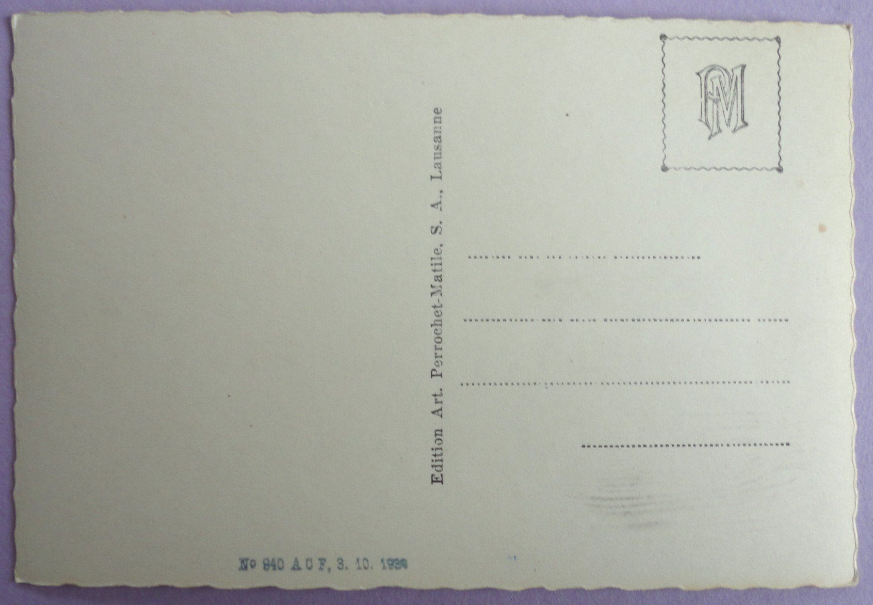 Cartoline postali: Chalets de Bretaye, Restaurant et Aig. Verte – Usato da Fétigny venduto da Billy2miny 1