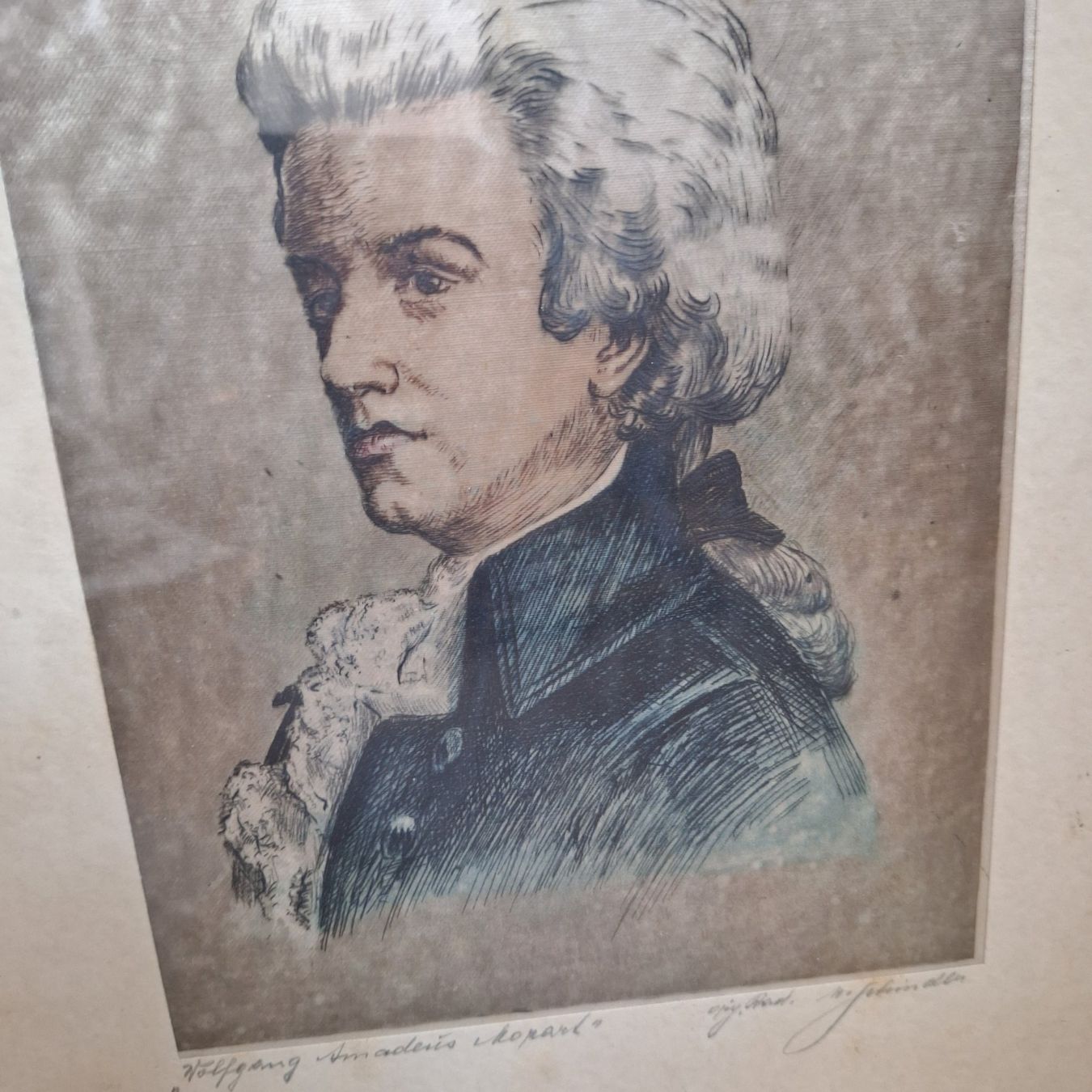 Foto & Immagini: Schönes Bild Wolfgang Amadeus Mozart – Usato da Winterthur venduto da Goldpipau 2