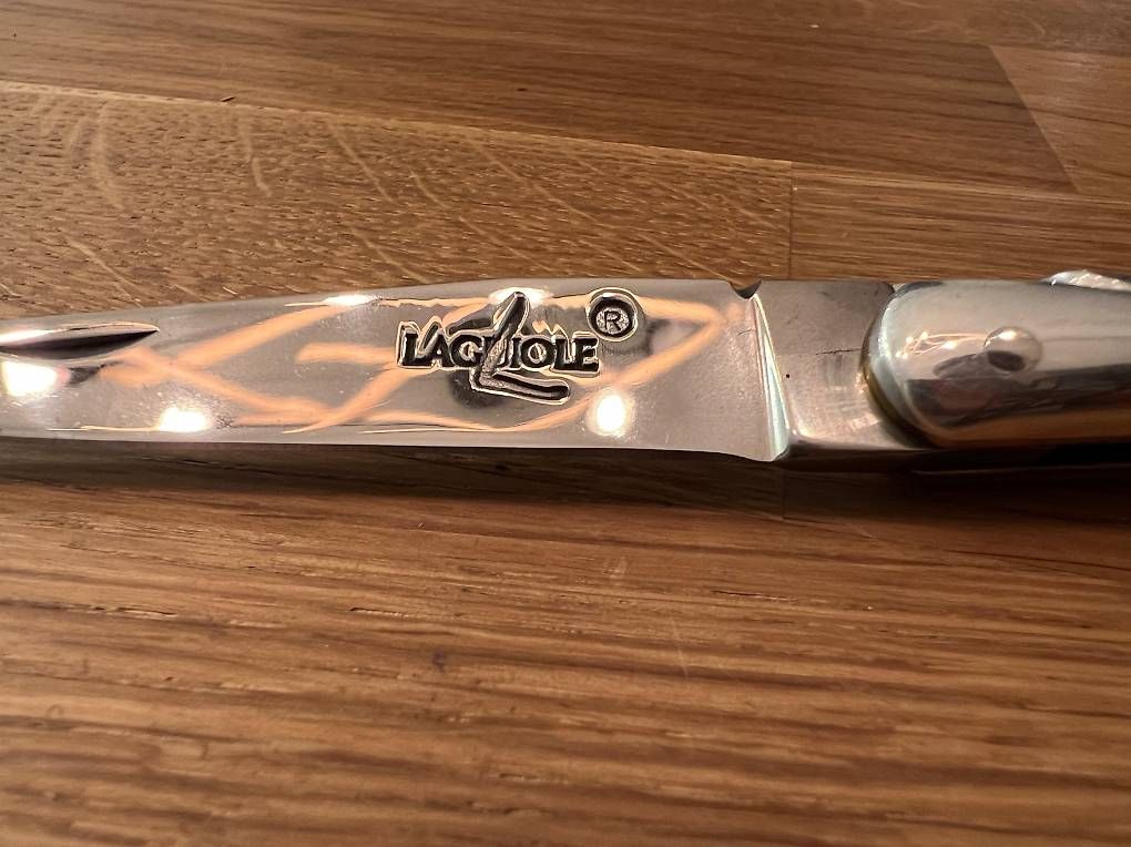 Laguiole Taschenmesser: Couteau Laguiole Pliant Philippe Starck - forge laguiole – Neu (gemäss Beschreibung) aus Bursins von Oldtimer_CH 1