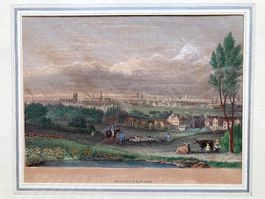 🌟Antiker Stich 1845 England Birmingham Industrialisierung🌟