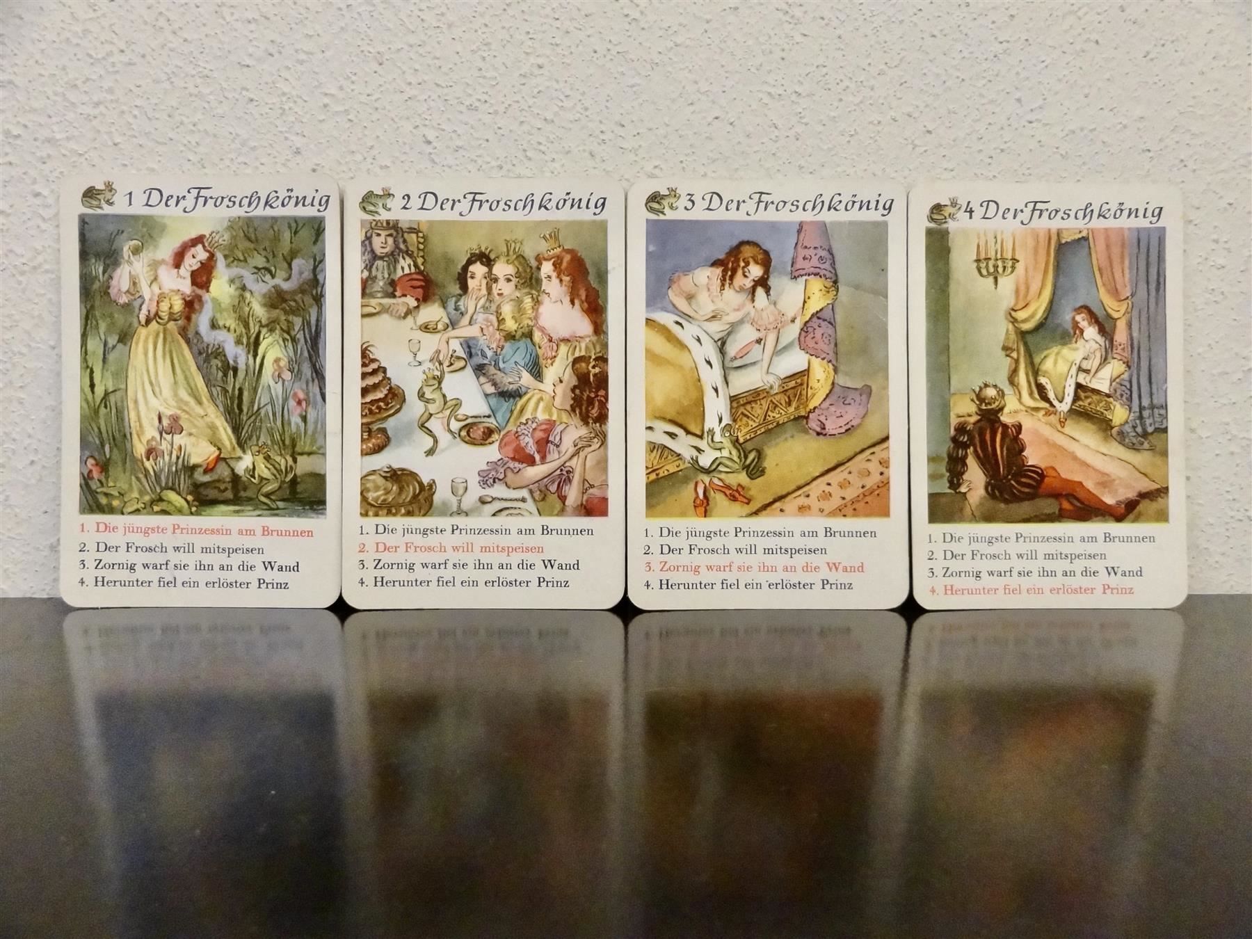 Giochi: schönes altes Quartett MÄRCHEN – Usato da Kerzers venduto da wisaundso 4