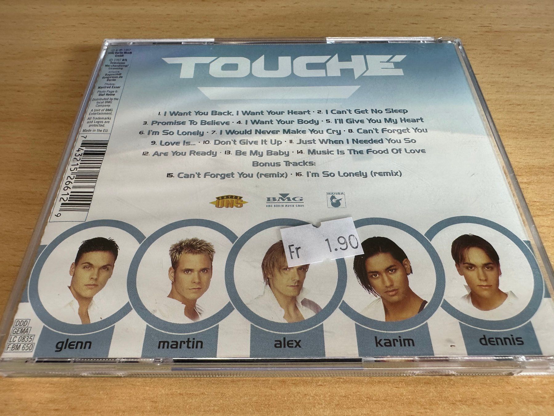 CD: Touché – Part One – Usato da Rikon im Tösstal venduto da Alpenmutz 1