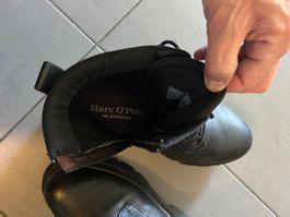Bottines Marc O'Polo cuir noir 43