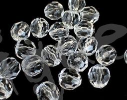 Facettenperle (Schliffperle) transparent 16mm