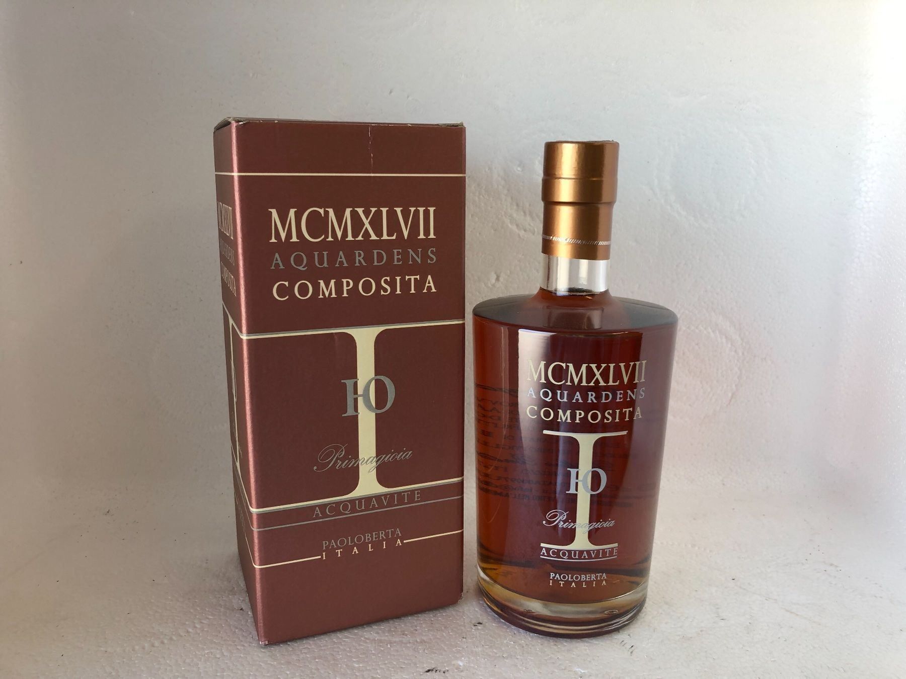 Berta Bevande alcoliche: Grappa Berta Acquavite Composita P. Berta 44% – Nuovo e nell'imballaggio originale da Wöschnau venduto da Vinsale