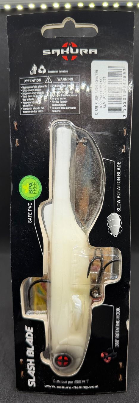 Esche: Sakura Slash Blade 15 cm - Pearl White – Nuovo e nell'imballaggio originale da Widnau venduto da Fishingtackle_Oggy 1
