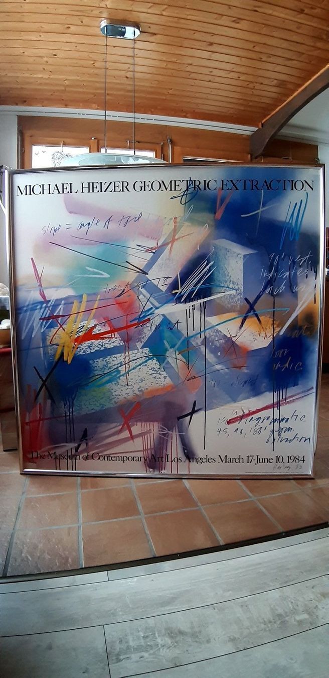Arts picturaux & lithographies: MICHAEL HEIZER GEOMETRIC EXTRACTION – D'occasion à Tagelswangen par  8