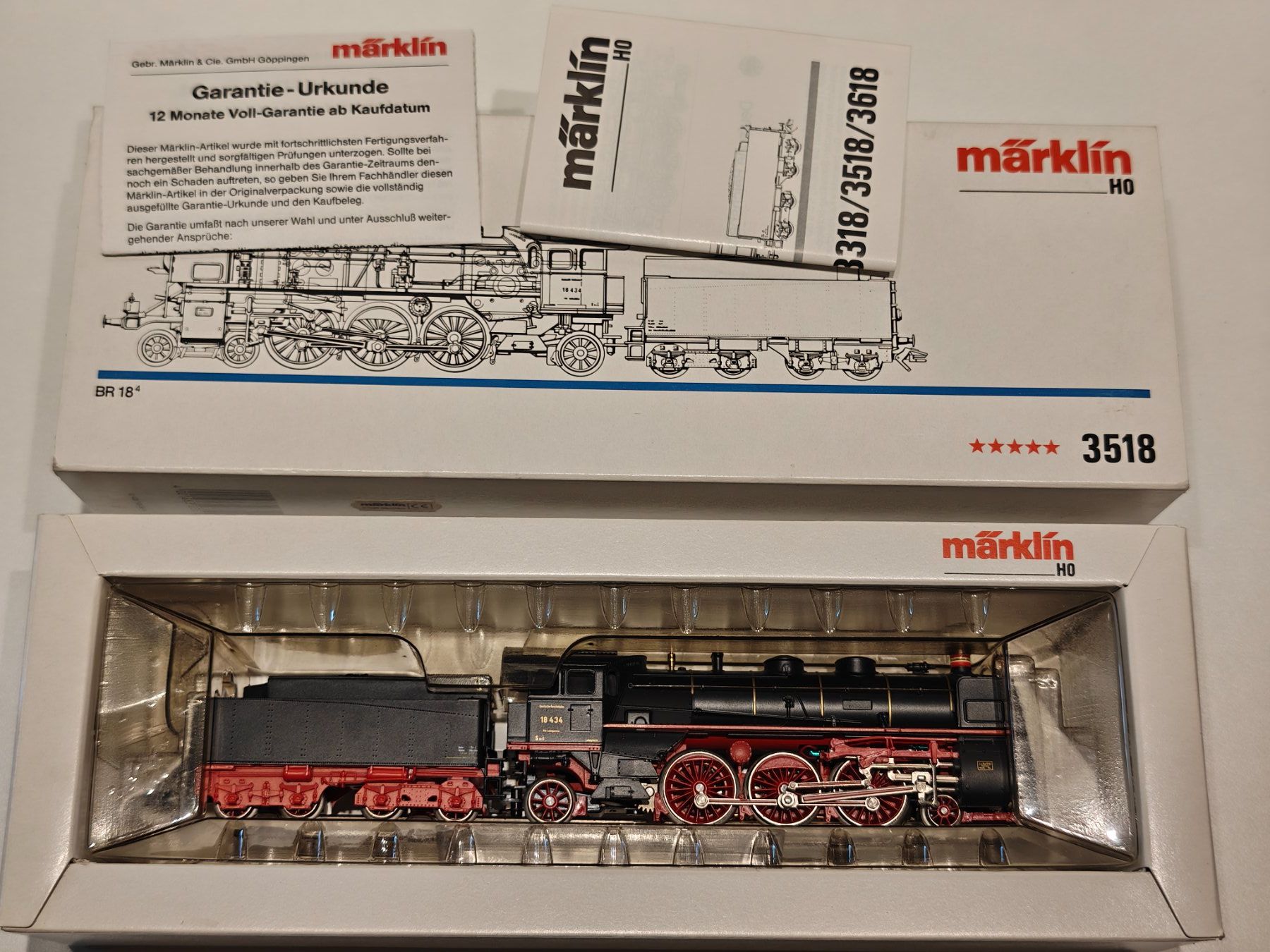 Märklin Modelleisenbahnen: Märklin 3518 Br 18 4 – Gebraucht aus Braunau von Homersimpson
