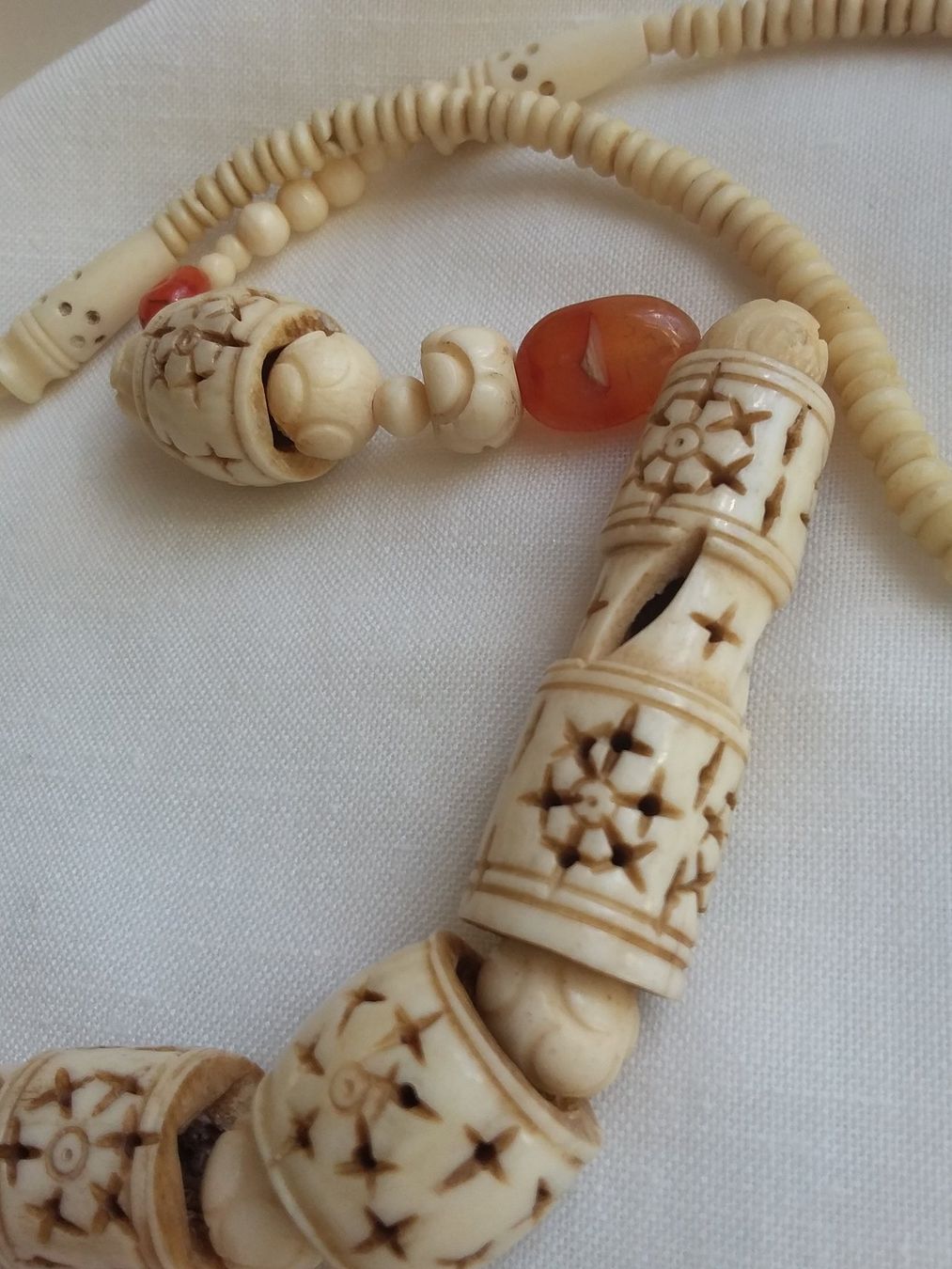 Catenine: Vintage Handgeschnitzte Kette Collier Afrika – Usato da Zürich venduto da helsan 5