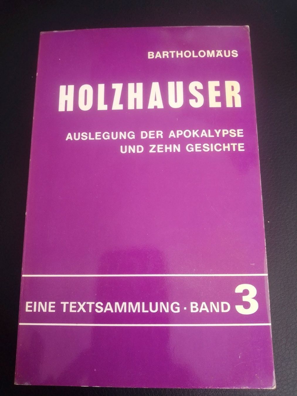 Libri: HOLZHAUSER – Usato da Bassersdorf venduto da elm_f9sw