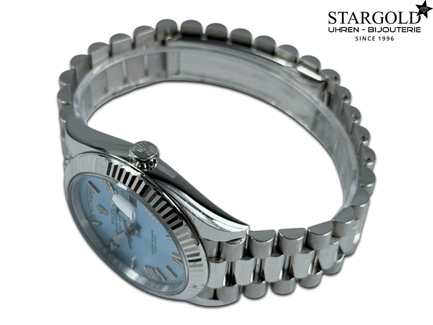 Rolex Orologi: Rolex Day-Date 40 Platin Ice Blue - 228236 – Usato da Zürich venduto da Stargold-Uhren 4