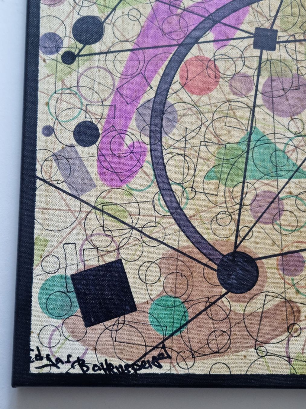 Dipinti: EDGAR BALTENSPERGER 0RIGINAL ACRYL GEMÄLDE  AUF KEILRAHMEN – Usato da Gersau venduto da grafik-kunst 5