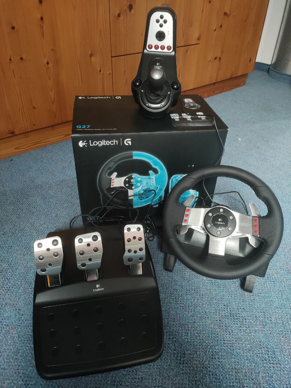 Logitech Controller: Logitech G27 Racing Set  – Gebraucht aus Muri AG von BlueWaterrose