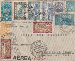 Brasilien Luftpost Condor Zeppelin Luftpost 1935