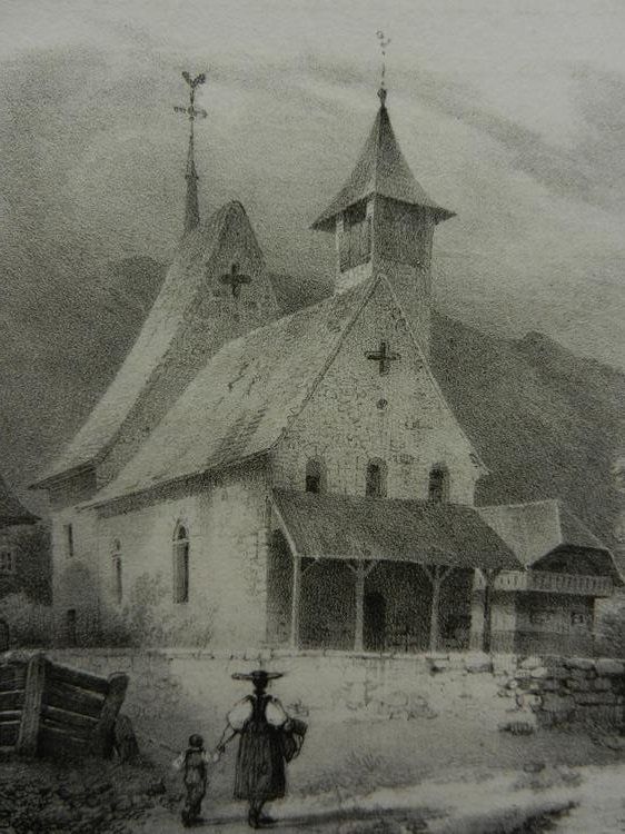 Stiche: Eglis de Scherzlingen Lithographie Engelmann – Gebraucht aus Risch von Antikfee 5