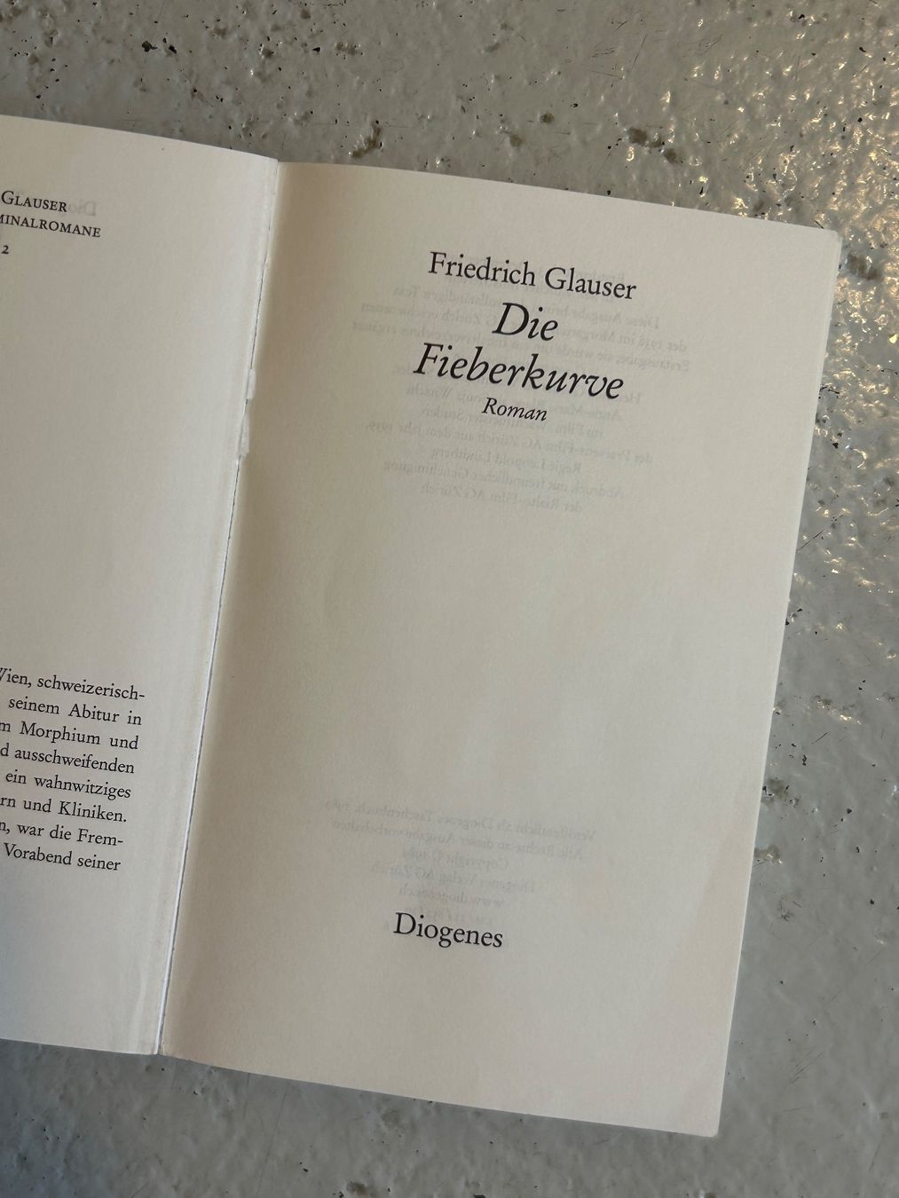 Libri: Die Fieberkurve Roman – Usato da Wabern venduto da belka72 1
