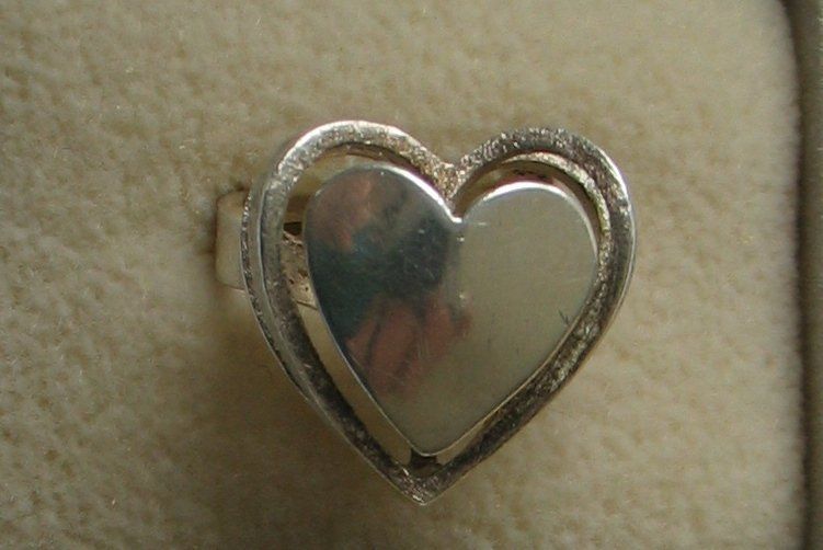 Anelli: Herzring, massives 925Silber/ 7.3 Gramm – Usato da Dübendorf venduto da nerino03