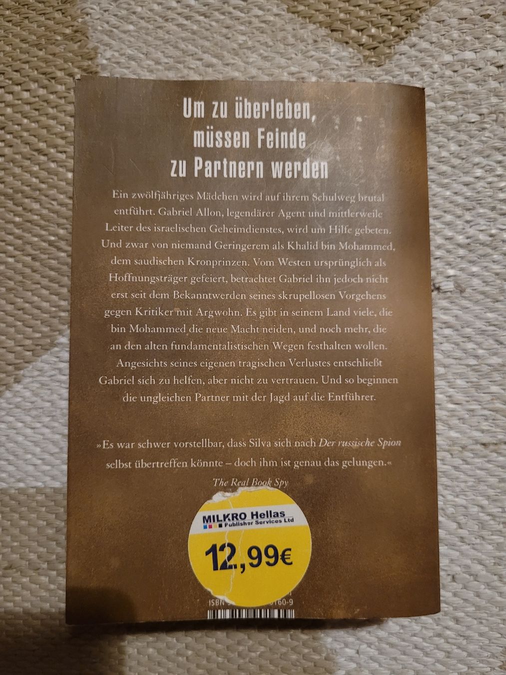 Libri: das Vermächtnis Daniel Silva – Usato da Perlen venduto da Safari_23 1