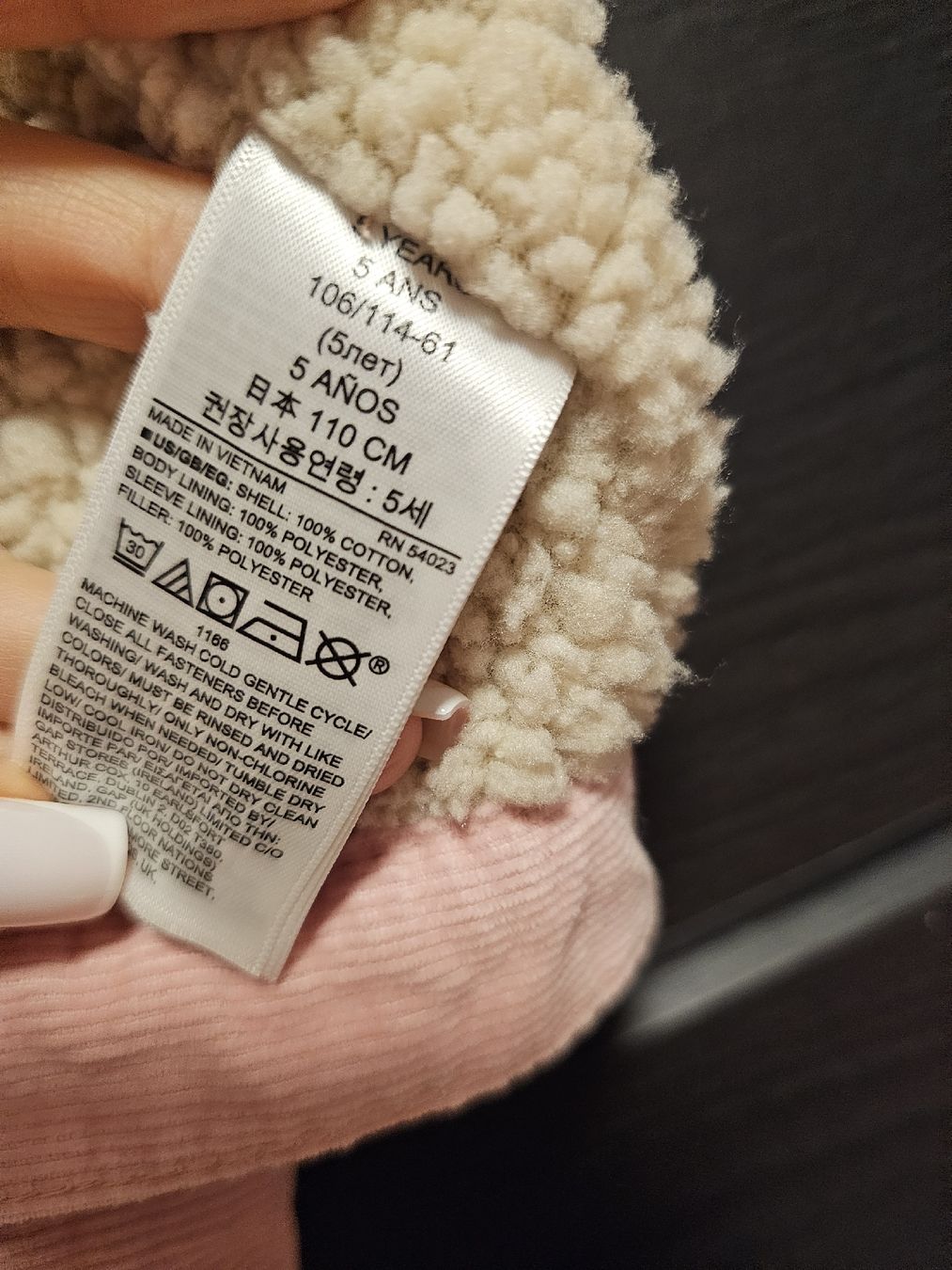 Gap Giacche & Cappotti: Süsse GAP Cordjacke mit Teddyfutter, Grösse 110 – Usato da Laufen venduto da Taty007 6